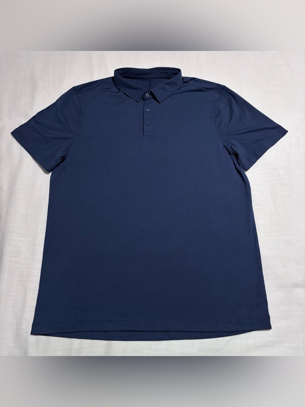 Men’s Lululemon Evolution Short-Sleeve Polo Shirt | Dark Blue | Size Large